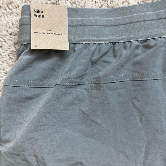 Nike Yoga Training Dri-Fit Lightweight Shorts Gray - Picture 9 of 9